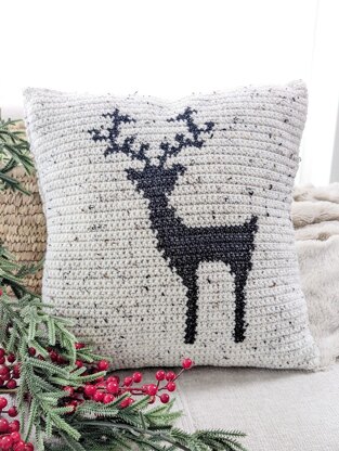 Reindeer Pillow Cover