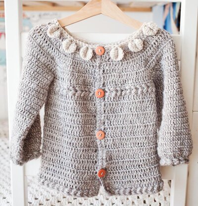 Petal Collar Cardigan