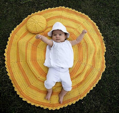 Sunshine of Your Love Blanket and Pillow Set