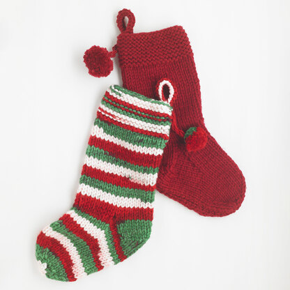 Chunky Knit Christmas Stocking Decor