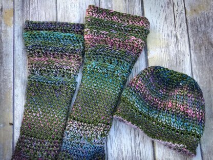 Rainbow Fish Beanie & Booties Bundle