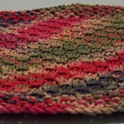 Slipped Stitch Washcloth