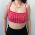 Cuevas Crochet Halter Cropped Bralette