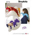 Simplicity 8715 Stuffed Dragons - Paper Pattern, Size OS (ONE SIZE)