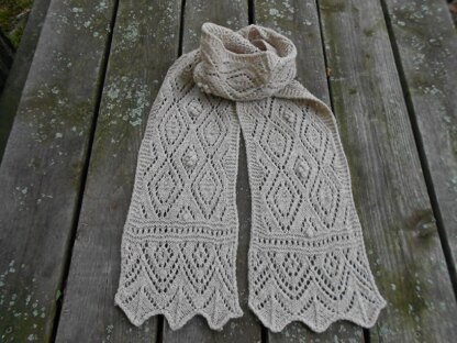 Highland Mists Lace Scarf