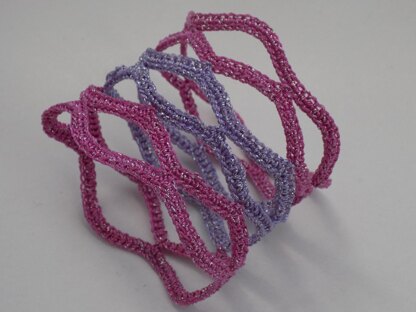 Lozenge Net Striped Bracelet