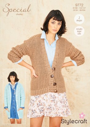 Cardigans in Stylecraft Special Chunky - 9772 - Downloadable PDF