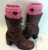 Cross My Heart Boot Cuffs