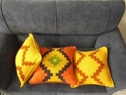 On the Spot and Brackets Cushion Cover Set