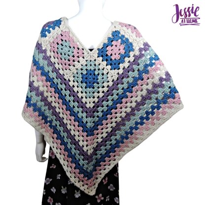 Granny Border Poncho