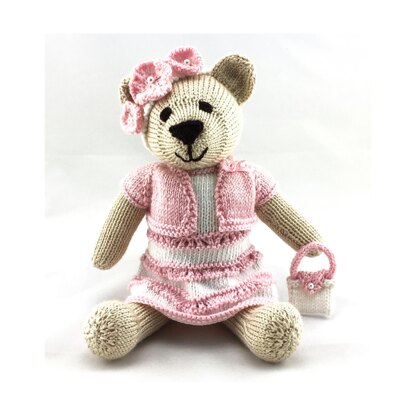 Tessie teddy bear knitting pattern 19057