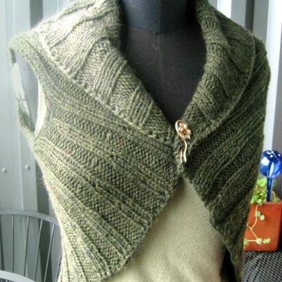 Circle Vest Aran Weight