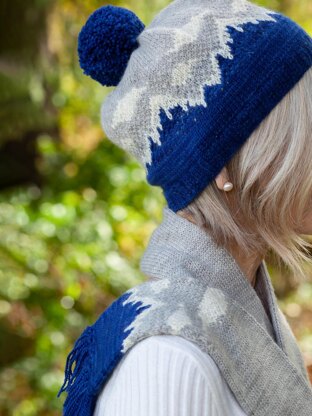 December Mountain  Scarf & Hat