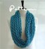 Chunky Cowl with open lattice pattern