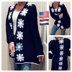 SNOWFLAKE CARDIGAN English USA & Dutch