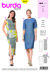 Burda Style Women's Feminine Dresses B6418 - Paper Pattern, Size 10-20