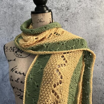 Dandelion Wine Knit Scarf