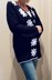 SNOWFLAKE CARDIGAN English USA & Dutch