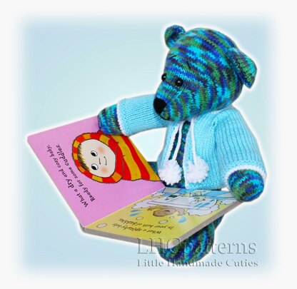 Bear Knitting Pattern, Knitted Bear