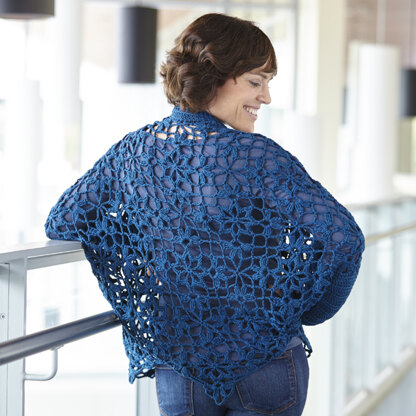 WEBS DIR08 Crocheted Goshen Jacket by Doris Chan - Crochet Pattern for Women in Valley Yarns Goshen