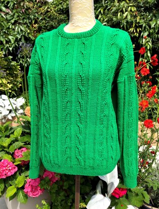 Cabled DK Sweater