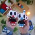 Cuphead, Mugman and Ms. Chalice amigurumi pattern (chibi version)