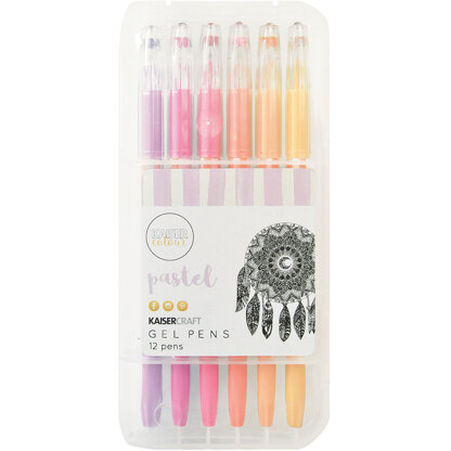 Kaisercraft KaiserColour Gel Pens 12/Pkg - Pastel