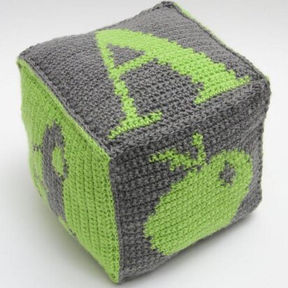 ABC crochet cube