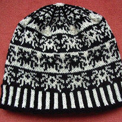 Spider beanie - knitting pattern
