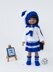 Sailor outfit for 13-14 inch dolls