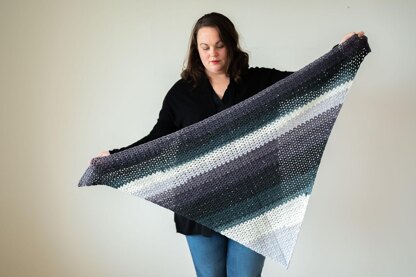 Simple Lace Triangle Shawl