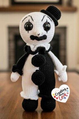 Black And White Horror Clown