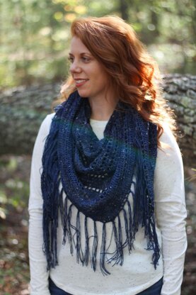 Ocean Eyes Shawl