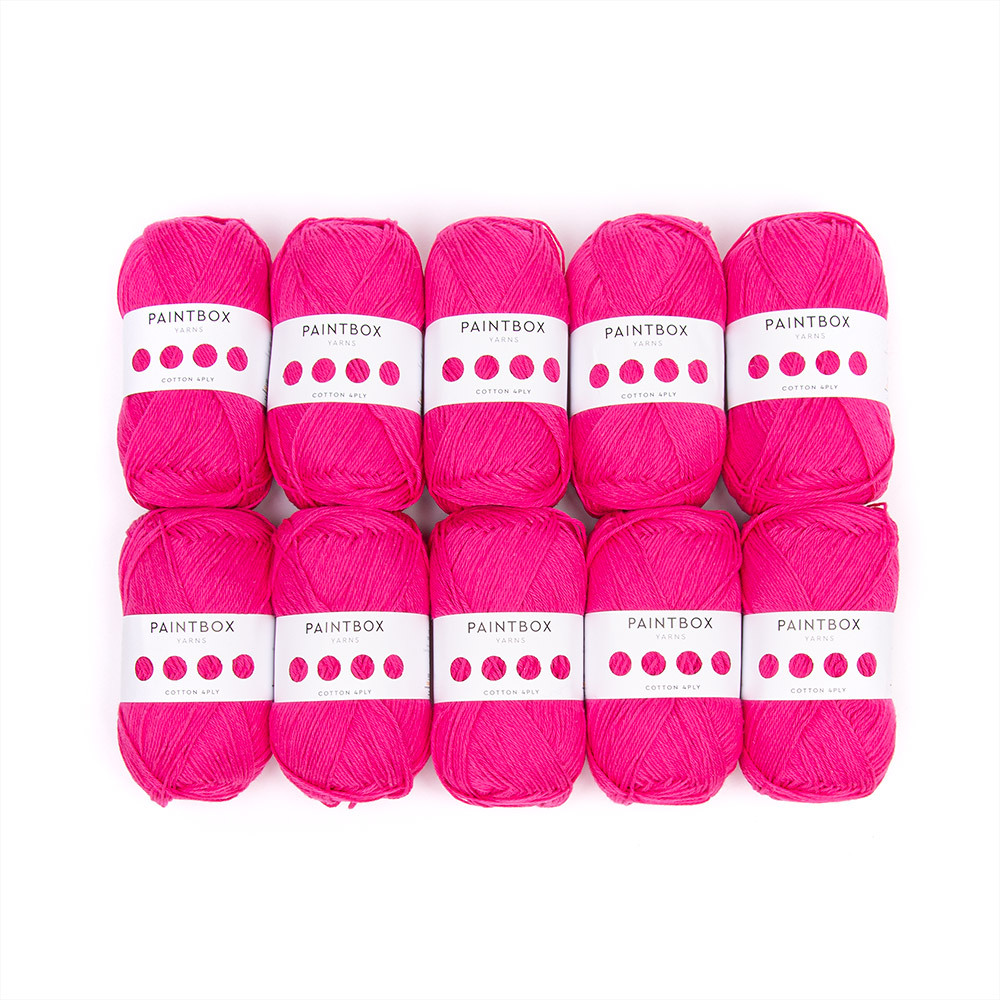 Paintbox Yarns Cotton 4 ply 10 Ball Value Pack - view 2