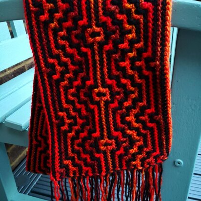 Reflection Design Mosaic Scarf