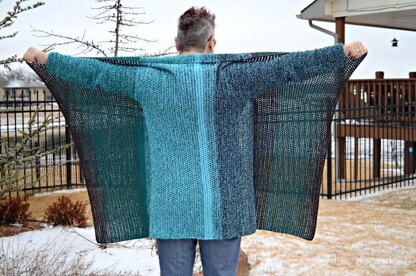 Vertical Row Blanket Cardigan