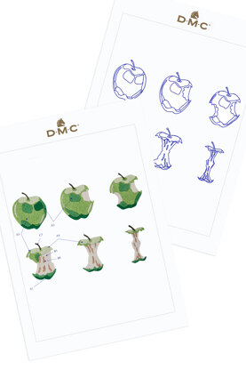 Apples in DMC - PAT0501 - Downloadable PDF