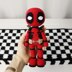 Big Deadpool Amigurumi Crochet Pattern – Digital PDF Fanart