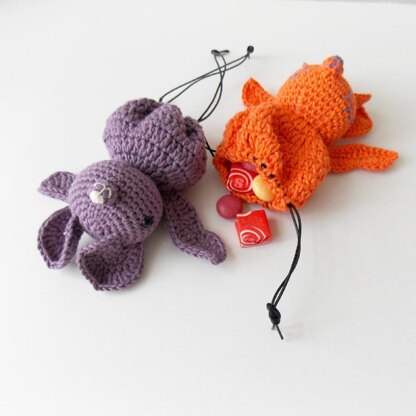 Lexie The Bat - Amigurumi Goodie Bag Pattern