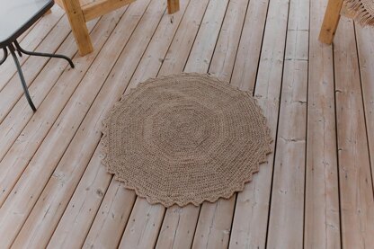 Sunburst Jute Rug