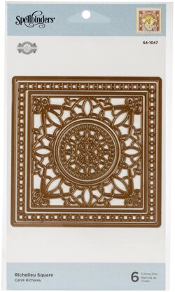 Spellbinders Flourished Fretwork Etched Die By Becca Feeken - Richelieu Square