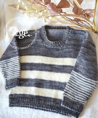Ledger Stripe Sweater - P285