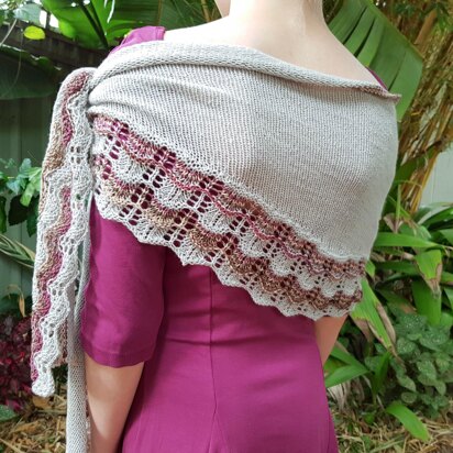 Oaklinn Shawl - knitting pattern