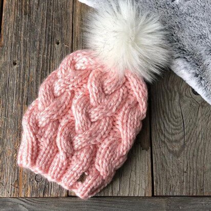 Monster Cables Beanie - knitting pattern