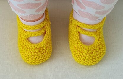 Baby shoes with buttoned straps - Erica