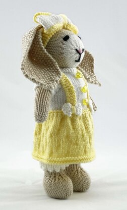 Bob & Misty bunny rabbit knitting pattern 19090