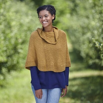 731 Lake House Poncho - Knitting Pattern for Women in Valley Yarns Sunderland - knitting pattern