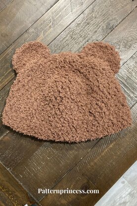 Fluffy Baby Bear Beanie