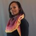 Silk Moon Crescent Shawl