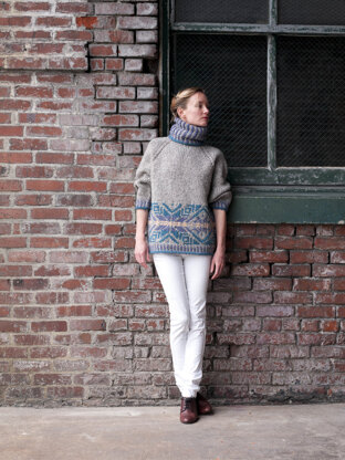 Nordic Pullover in Imperial Yarn Native Twist - PC14 